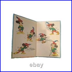 Rare Vintage walt Disney Mickey Mouse the Brave Little Tailor 1974 Book