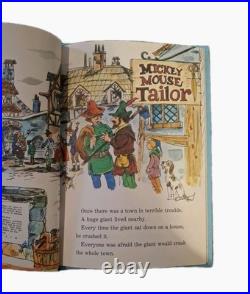 Rare Vintage walt Disney Mickey Mouse the Brave Little Tailor 1974 Book