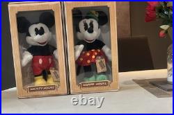 Rare limited Edition Mickey And Minnie Mouse Australian Plush Classic Collection