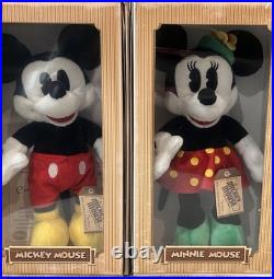 Rare limited Edition Mickey And Minnie Mouse Australian Plush Classic Collection