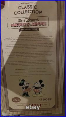 Rare limited Edition Mickey And Minnie Mouse Australian Plush Classic Collection