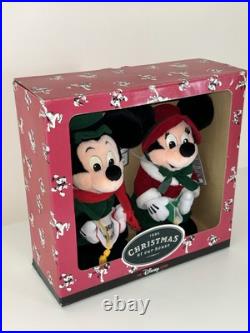 Retired Collectible 100% AUTHENTIC Mickey & Minnie Mouse 14 Christmas Carol Set