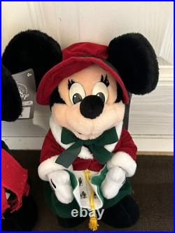 Retired Collectible 100% AUTHENTIC Mickey & Minnie Mouse 14 Christmas Carol Set