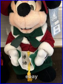 Retired Collectible 100% AUTHENTIC Mickey & Minnie Mouse 14 Christmas Carol Set