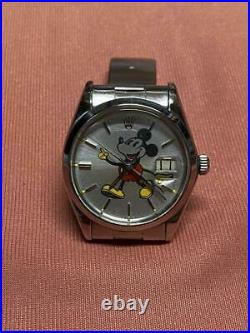 Rolex Disney Mickey Mouse Oyster Date Watch Hand-Rolled Rare Working