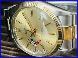 Rolex Disney Mickey Mouse Oyster Perpetual Watch Automatic Rare Overhauled Ex++