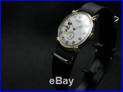 Rolex Disney Mickey Mouse Watch Hand-Rolled Antique Vintage Rare Working