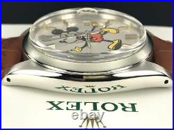 Rolex Ref 6694 Oyster Date Disney Mickey Mouse Watch Overhauled Ex++