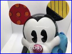 Romero Britto Disney Mickey Mouse Pop Art Bust Figurine