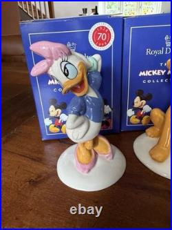 Royal Doulton Disney Mickey Mouse Collection 70th Anniversary Full Set Of 6