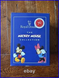 Royal Doulton Disney Mickey Mouse Collection 70th Anniversary Full Set Of 6