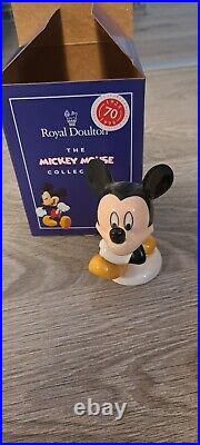 Royal Doulton Mickey Mouse Disney Collection 70th Anniversary X6 Set