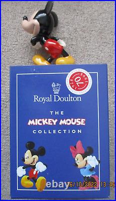 Royal doulton mickey mouse collection (all boxed)