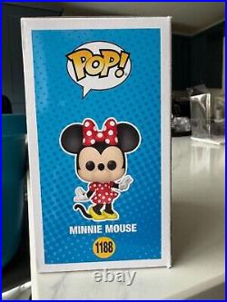 SIGNED! Funko Pop! Disney Mickey and Friends Minnie Mouse #1188. With COA