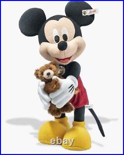 STEIFF 355943 Disney Mickey Mouse with Teddy bear D100 Brand New Ltd Edition