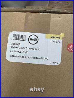 STEIFF 355943 Disney Mickey Mouse with Teddy bear D100 Brand New Ltd Edition