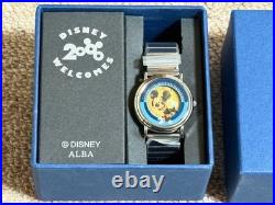 Seiko Alba Disney Mickey Mouse 2000 Limited Edition Blue Stainless Steel Watch