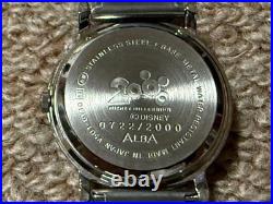 Seiko Alba Disney Mickey Mouse 2000 Limited Edition Blue Stainless Steel Watch