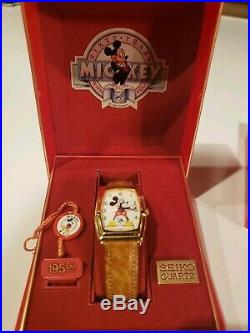 Seiko Disney 60th Anniversary (1987) Mickey Mouse Men's Quartz Watch (working)