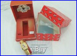 Seiko Disney 60th Anniversary 1987 Mickey Mouse Quartz Watch Japan Works Vintage