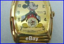 Seiko Disney 60th Anniversary 1987 Mickey Mouse Quartz Watch Japan Works Vintage