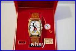 Seiko Disney Mickey Mouse 60th Anniversary Watch 2K03-5009 Vintage Boxed Quartz