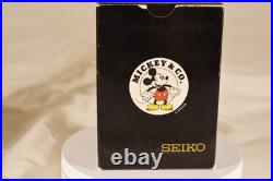 Seiko Disney Mickey Mouse Watch Chronograph Date Alarm SDW664 New in Box