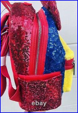 Sequin loungefly CUSTOM Snow White Princess Loungefly Disney Backpack Purse