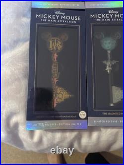 Set of 12 Disney Mickey Mouse Main Attraction Limited Release Keys 50th Ann New