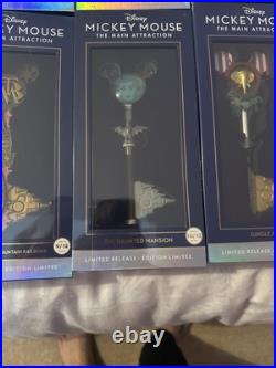 Set of 12 Disney Mickey Mouse Main Attraction Limited Release Keys 50th Ann New