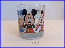 Set of 4 Vintage Disney Mugs MINT! Goofy Donald Duck Mickey Mouse Minnie U. S. A