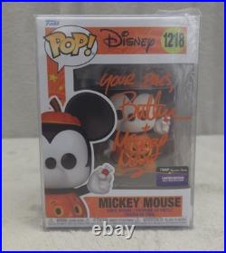 Signed Funko Pop! Disney Mickey Mouse #1218 JSA Authenticated Bret Iwan