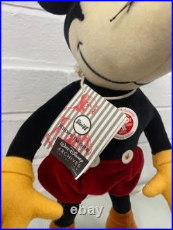 Steiff Disney Mickey Mouse 1932 354601 Limited Edition 1251/2000 COA 33cm