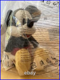 Steiff Disney Originals Mickey Mouse Plush Soft Toy Sealed New In Box With Tags