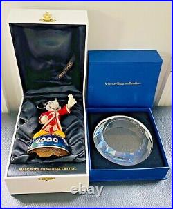 Swarovski 2000 Disney Arribas Mickey Mouse Sorcerer Limited Edition Mib