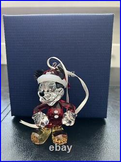 Swarovski Mickey Mouse Christmas Crystal Disney Slight Damage See Pics 5004690