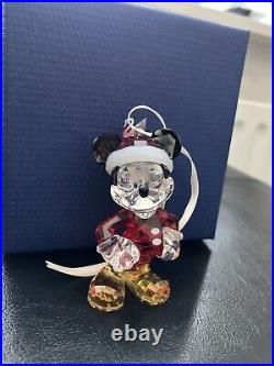 Swarovski Mickey Mouse Christmas Crystal Disney Slight Damage See Pics 5004690