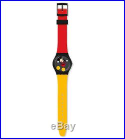 Swatch X Damien Hirst SPOT Mickey Disney Dots GZ323S Confirmed LE Black 34 mm