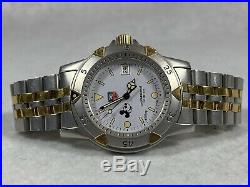 TAG HEUER 1500 Series WD1221-K-20 Dive Watch Disney Mickey Mouse RARE Limited Ed