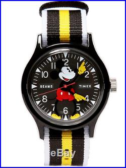 TIMEX × BEAMS Collaboration Mickey Mouse 90th Anniversary Watch Disney BLACK