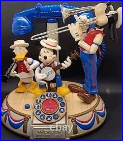 Telemania Disney Mickey Mouse Dixieland Band Animated Musical Telephone GWO