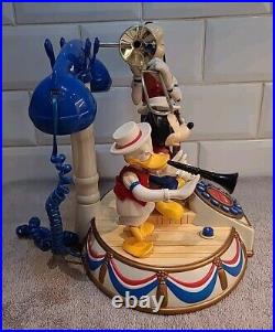 Telemania Disney Mickey Mouse Dixieland Band Animated Musical Telephone GWO