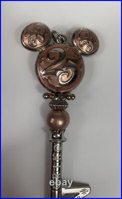 Tokyo Disney 25th Anniversary Key Disney World Mickey Mouse Pink Walt Disney