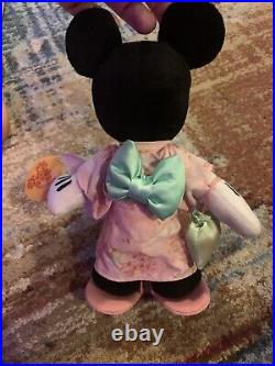 Tokyo Disney Resort 25th Anniversary Mickey Mouse and Minnie Mouse Kimono Plush