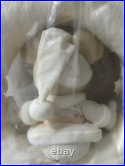 Tokyo Disney Resort Christmas Extra Large Mickey Mouse Plush White Wreath Japan
