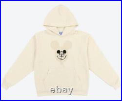 Tokyo Disney Resort Limited Mickey Mouse Balloon Hoodie L size adult Ivory Cream