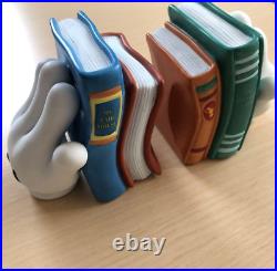 Tokyo Disneyland Toontown Mickey Mouse Gloves Bookends Pottery Disney Parks Used