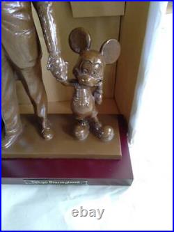 Tokyo Disneyland Walt Disney Mickey Mouse Bronze Statue Partners 15th cc161