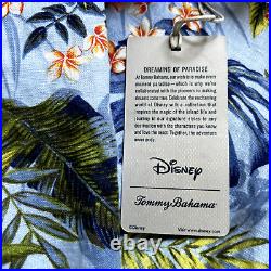 Tommy Bahama Disney Mickey Mouse Blue Linen Shift Dress Size Medium Sleeveless