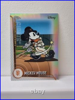 Topps Chrome Disney 2025, Mickey Mouse MLB San Francisco Giants. Rare Card